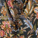 CROSBY. Button Down Shirt Medium Paisley Floral Fall Business Office Work Sheer Photo 5