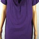 W By Worth  Deep Jelly Poplin Knit off The Shoulder Dress NWT Purple Sweater 10 Photo 0