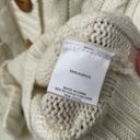 Modcloth Fervour  Fisherman Cardigan Sweater Ivory L Photo 5