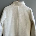 J.Crew  NWT Textured Wool Blend Coat in Ivory Size 8 Photo 7