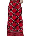 Crown & Ivy  Sz S Geo Print Fuchsia White Navy Halter Tie Dress Photo 1