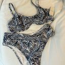 Abercrombie & Fitch Blue And White Bikini Photo 0