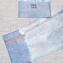 One Teaspoon One x  27 Awesome Baggies Destroyed Cuffed Hem Jeans Blue Heart Photo 7