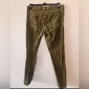 Tommy Hilfiger  corduroy classic skinny olive green pants size 12 Photo 1