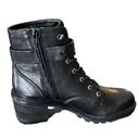 Zodiac  Gemma black leather combat boots Size 9.5 Photo 9