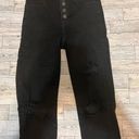 American Eagle Next Level Stretch Super Hi Rise Jegging Distressed Button Fly Photo 1