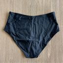 Aerie  High Waisted Bikini Bottoms in Black Size Large NWT Photo 4