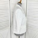 Dress Barn  Eyelet Linen Blazer Jacket White Medium Cottagecore Photo 2