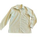 Foxcroft Foxcraft Wrinkle Free Green Stripe Button-Down Shirt Long Sleeve Size Small NWOT Photo 0