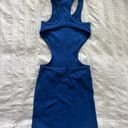 Edikted Mini Dress Blue Photo 4