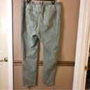 J.Jill  Denim Straight Leg Boyfriend Jeans Olive Military Green Size 16 Photo 1