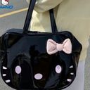 Sanrio Pleather Purse  Hello Kitty Shoulder Bag  Trendy Kawaii Handbag. NWT Photo 1