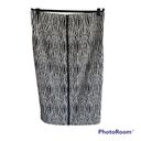 Lane Bryant  black and white pattern full back zip pencil skirt Size 16 Photo 1