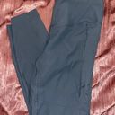 Old Navy Blue High-Waisted Powersoft Ribbed 7/8-Length Leggings  Photo 0