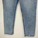 American Eagle  Curvy Mom Jeans Sz 14 Light Acid Wash Distressed Photo 8