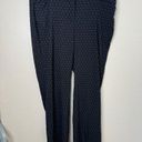 Lane Bryant  Women's Black Pants size 16 straight leg rayon polka dot Photo 5