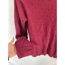 Michael Stars  Reversible Dot Cotton Blend Sweater size Medium Photo 2