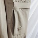 Mountain Hardwear  Khaki Stretch Woven Zip Front Hiking Cargo Pants size 12 Photo 2