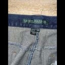 Ralph Lauren Vtg 90’s  JEANS CO Size‎ 14w Turquoise Beaded Western Dark Blue Jean Photo 1