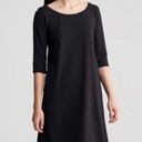 Eileen Fisher Charcoal Fit and Flare Dress Small Photo 0