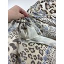 Tommy Bahama  Cub One Shoulder Dress Cream 12 Leopard Animal Print Paisley Maxi Photo 11