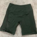 Aurola Green Biker Shorts Photo 0