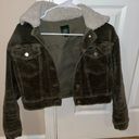 Wild Fable Green Corduroy Cropped Jacket  Photo 0