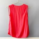 Draper James  Coral Sleeveless Top Photo 6