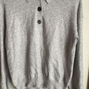 Boden USA BODEN Winchilsea Collared Jumper Sweater Grey Melange Photo 6