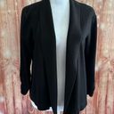 89th and Madison  Black Shawl Collar Open Cardigan Photo 1