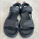 Ecco Black  sandals size 8 Offroad Black Leather Sport Photo 1