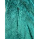 The North Face  Osito Full Zip Fleece Jacket Women Size Medium Teal Green Pockets Photo 8