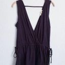 Anthropologie  Pure +‎ Good Black Becka Deep V Tank Photo 0