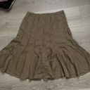 Dalia Collection Brown Midi Skirt Photo 0