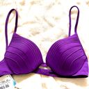 La Perla NEW Studio Italian Bikini Top Purple 6 Photo 2