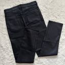 Madewell Jeans Stovepipe in True Black Wash: Coated Edition 29 NWT New Photo 4