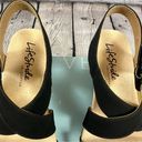 Life Stride  Velocity 2.0 Sincere Dilma Sandal Cork Wedge Black 7W (WIDE) NEW Photo 3