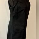 Boden USA Boden Women’s Trafalgar Modern Jumper Black Denim Sleeveless Shift Dress Photo 2