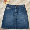 Roxy Vintage  Blue Denim Jean Midi Skirt Size  7 Photo 17