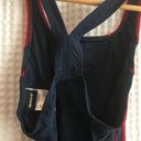 EUC Sporti splice red & navy racerback swimsuit Blue Size 32 Photo 2