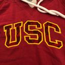 NCAA USC Trojans  Campus Crew Red Athletic Pullover Hoodie Sweatshirt Womens M. Photo 1