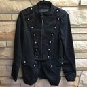 Tripp NYC Vintage  Goth Military Band Steampunk Jacket Size Skull Button Black XS Photo 0