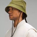 Lululemon  Unisex Olive Green Nylon Bucket Hat Sz S/M NEW New with tags never Photo 2