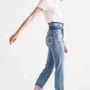 Lucky Brand Lucky Remade Pins Stacked Waist Jeans Size 26 US 2 Blue Cropped High Rise Frayed Photo 9