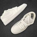 Nike New  Air Jordan 1 Low Triple White Photo 1