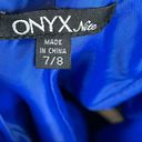 Onyx Vintage  Nite Strapless Ombre Dress Blue Photo 4
