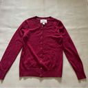 Banana Republic  Merino Wool Cardigan in Red, Size Small Photo 9