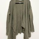 Lou & grey  open front knit green cardigan sweater waterfall alpaca wool blend Photo 0