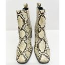 Nordstrom  Rack Ankle Booties Size 7 Leather Snake Print Block Heel NEW Photo 3