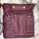 Marc by Marc Jacobs Vintage  Preppy Sia Leather Crossbody Handbag Bag Berry 10x9" Photo 1